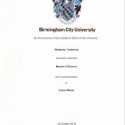 Birmingham City University Degree