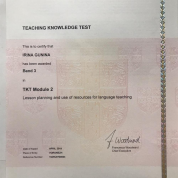 Международный педагогический сертификат Teaching Knowledge Test Модуль 2