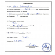 Сертификат_Грамматика немецкого языка (высшая ступень), ун-т г. Гёттинген