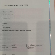 Teaching Knowledge Test Module 3