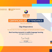 Best learning moments in mobile language learning