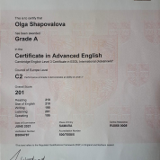 Certificate in Advanced English - Cambridge 