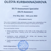 IELTS Assessment Specialist