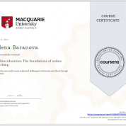 Повышение квалификации - основы онлайн-образования (Coursera)