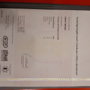 CAE certificate