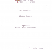 Диплом об окончании учебного заведения