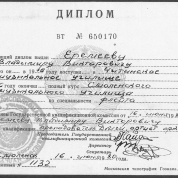 Диплом об окончании учебного заведения